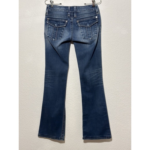 Rock By Rock Revival Kacy Womens Size 26 Jeans Boot Cut Low Rise Measure 29x32 - Picture 2 of 10